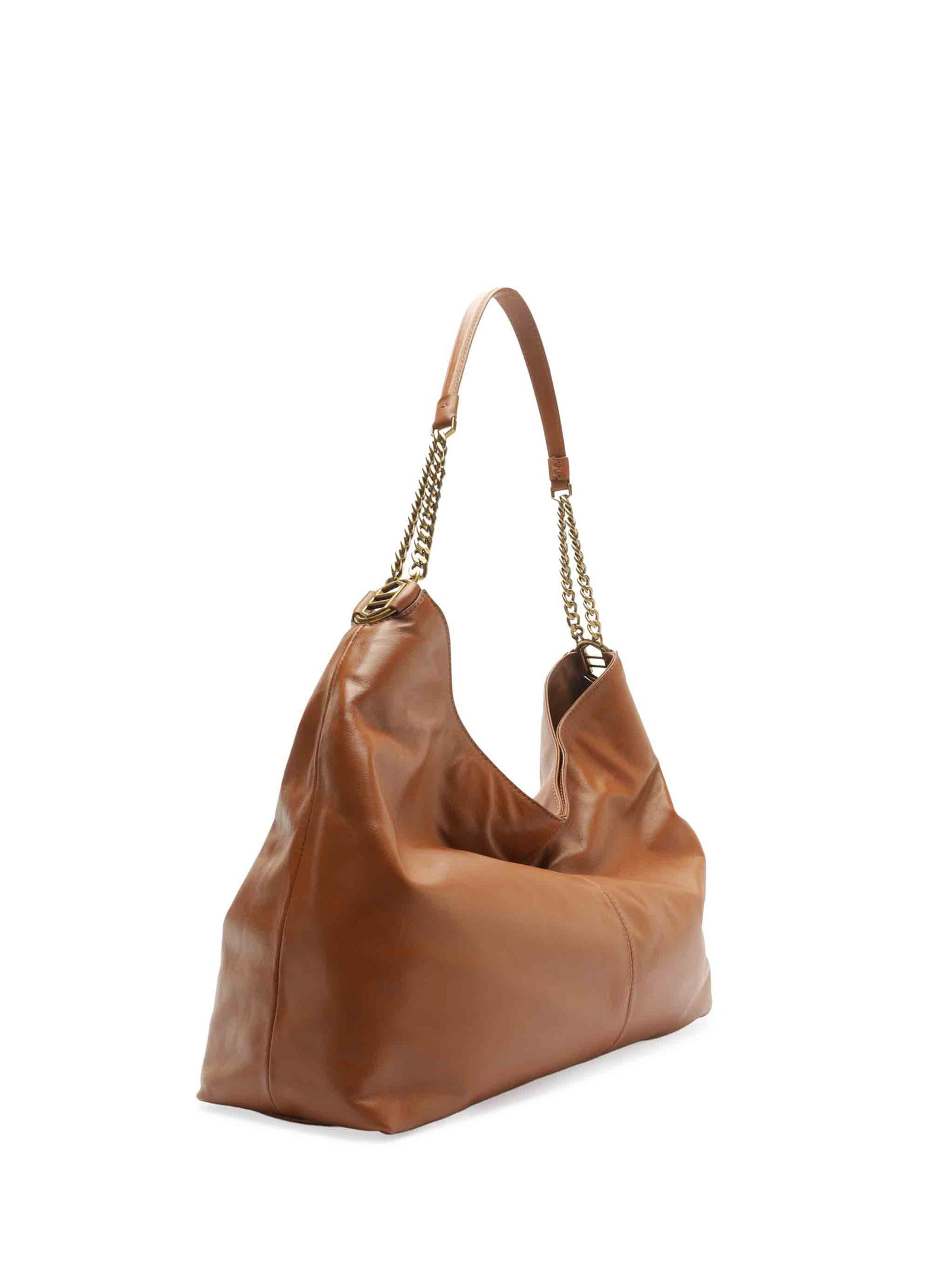 Bolsa Feminina Hobo Couro Grande Marrom Arezzo