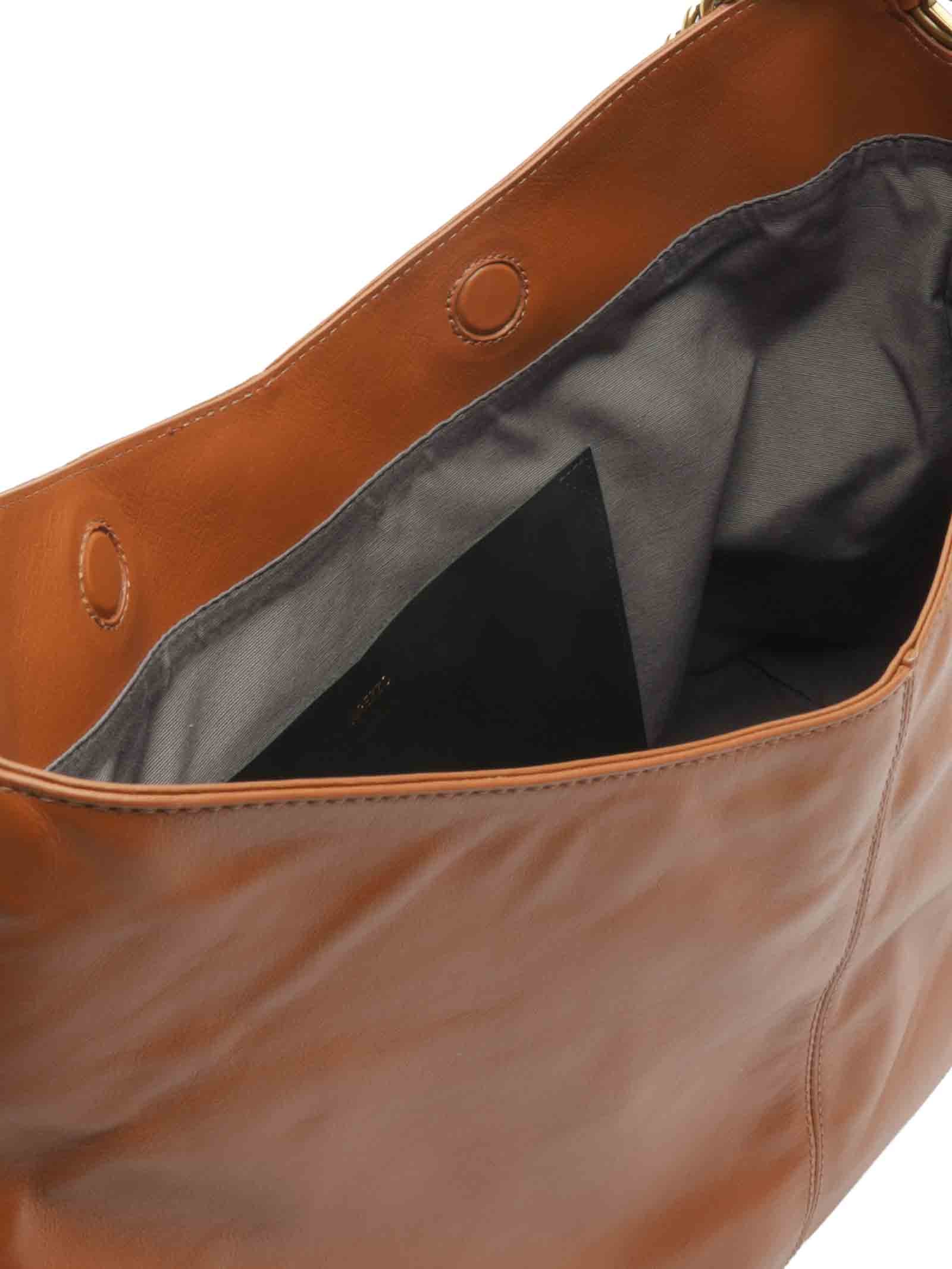 Bolsa Feminina Hobo Couro Grande Marrom Arezzo