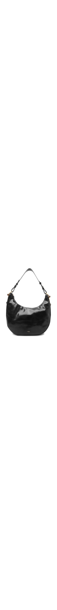 Bolsa Feminina Hobo Couro Grande - Preto