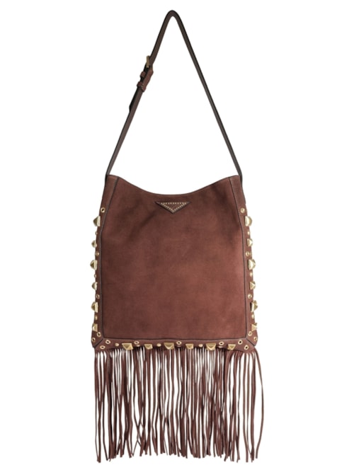 Bolsa Feminina Hobo Couro – Marrom