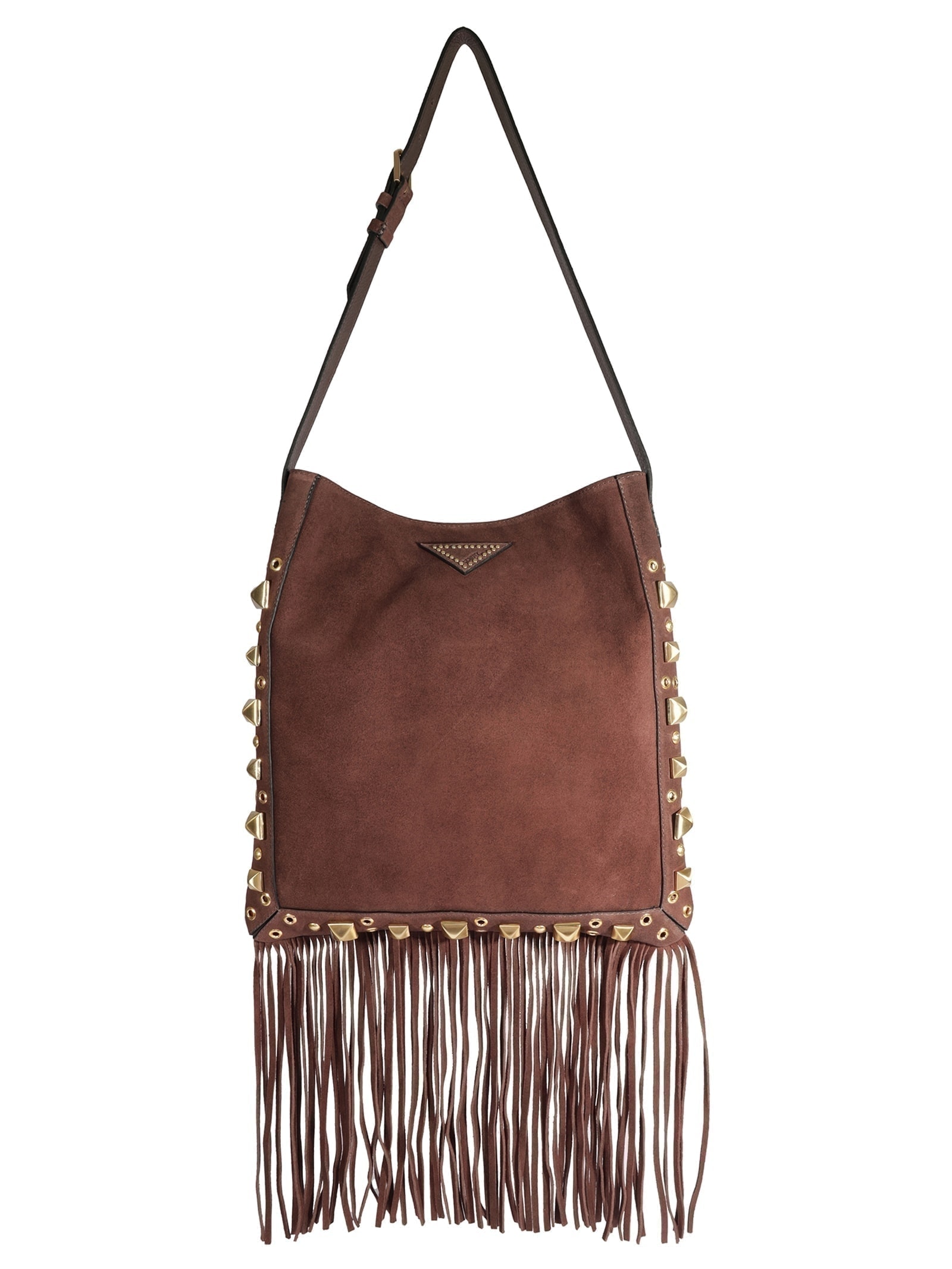 Bolsa Feminina Hobo Couro Marrom Schutz