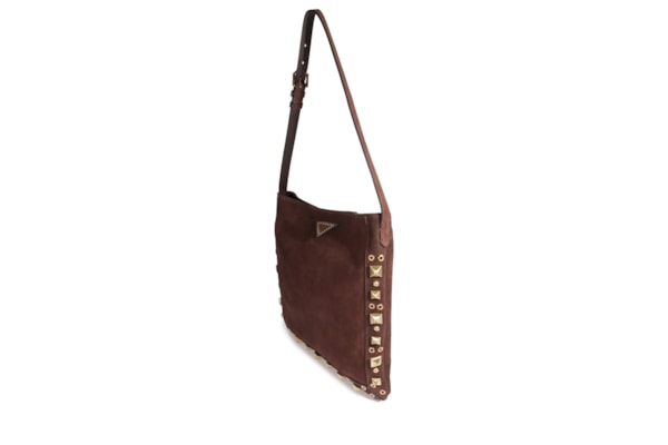 Bolsa Feminina Hobo Couro - Marrom