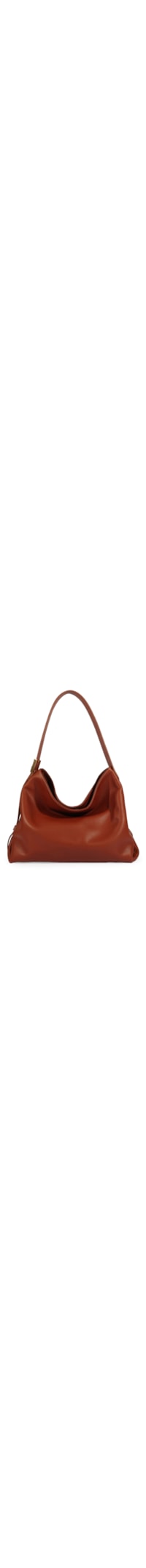 Bolsa Feminina Hobo Couro - Marrom