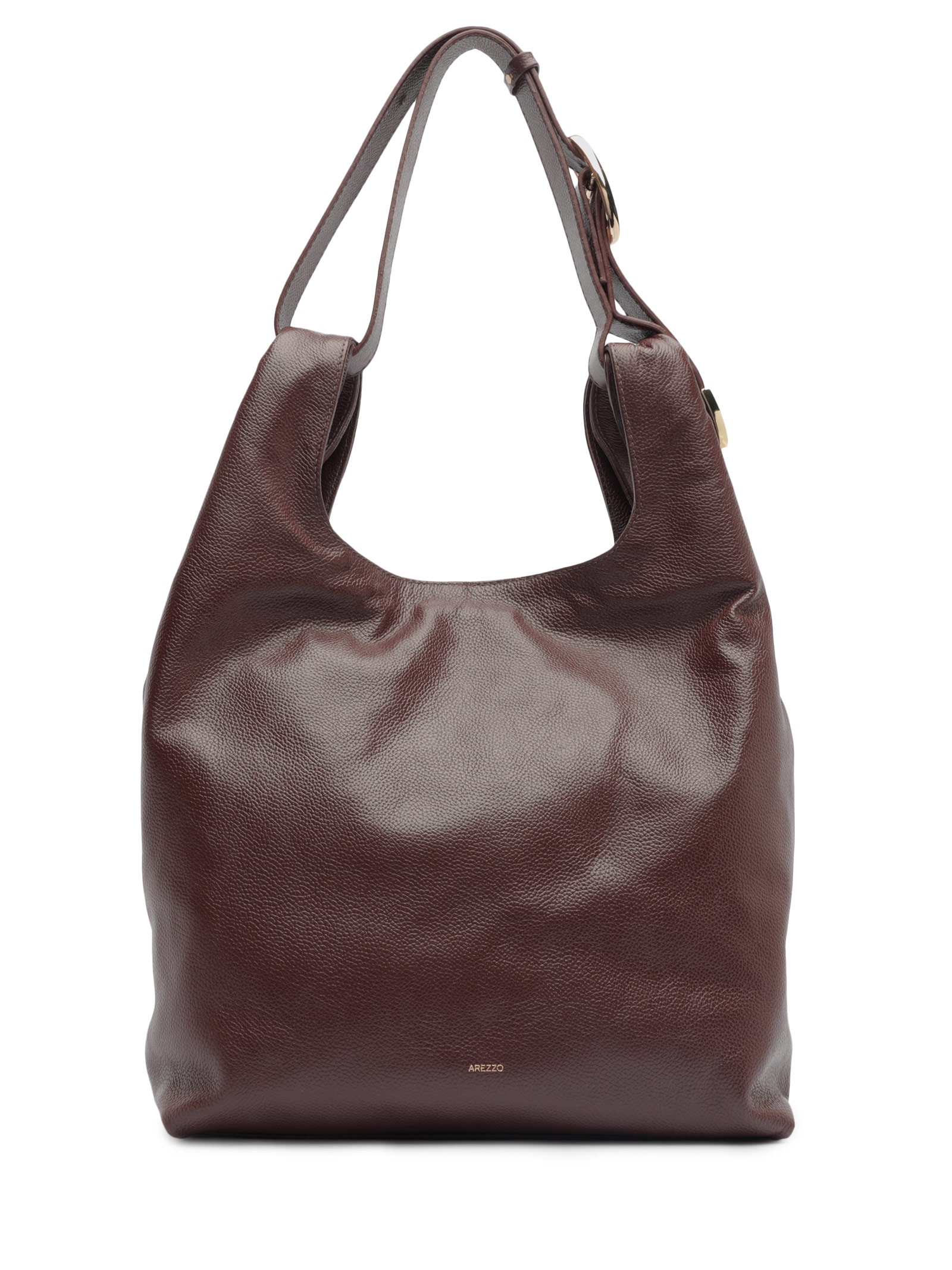 Bolsa Feminina Hobo Couro Média Marrom Arezzo
