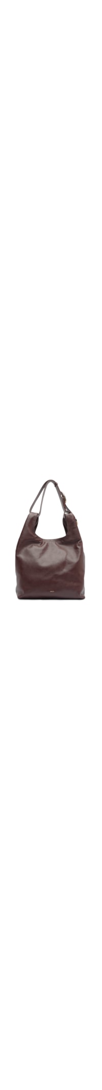 Bolsa Feminina Hobo Couro Média - Marrom