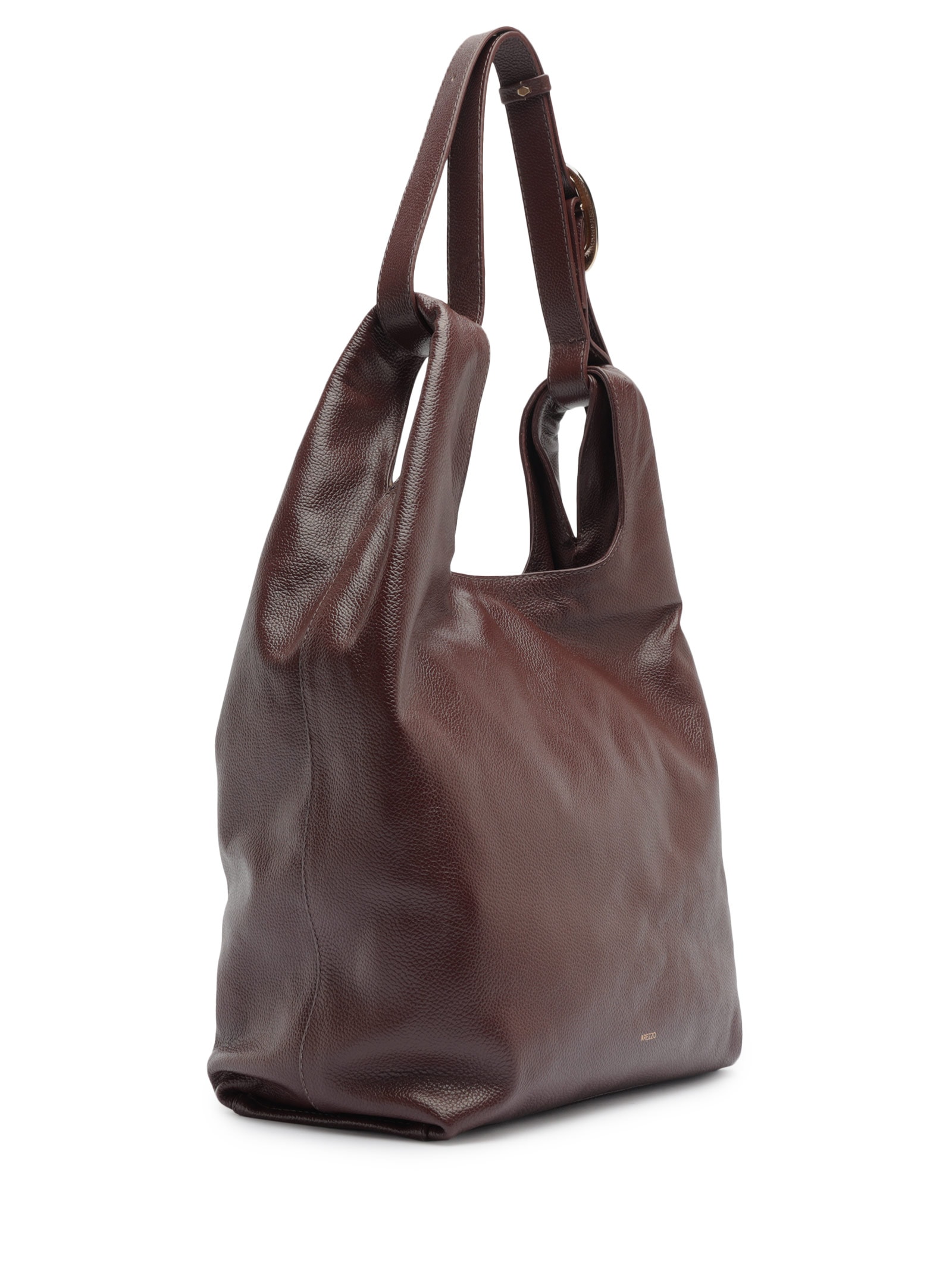 Bolsa Feminina Hobo Couro Média Marrom Arezzo