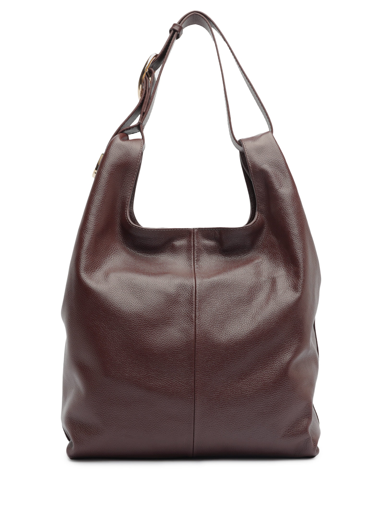 Bolsa Feminina Hobo Couro Média Marrom Arezzo