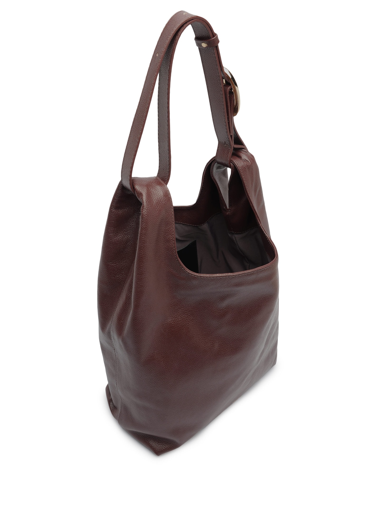 Bolsa Feminina Hobo Couro Média Marrom Arezzo