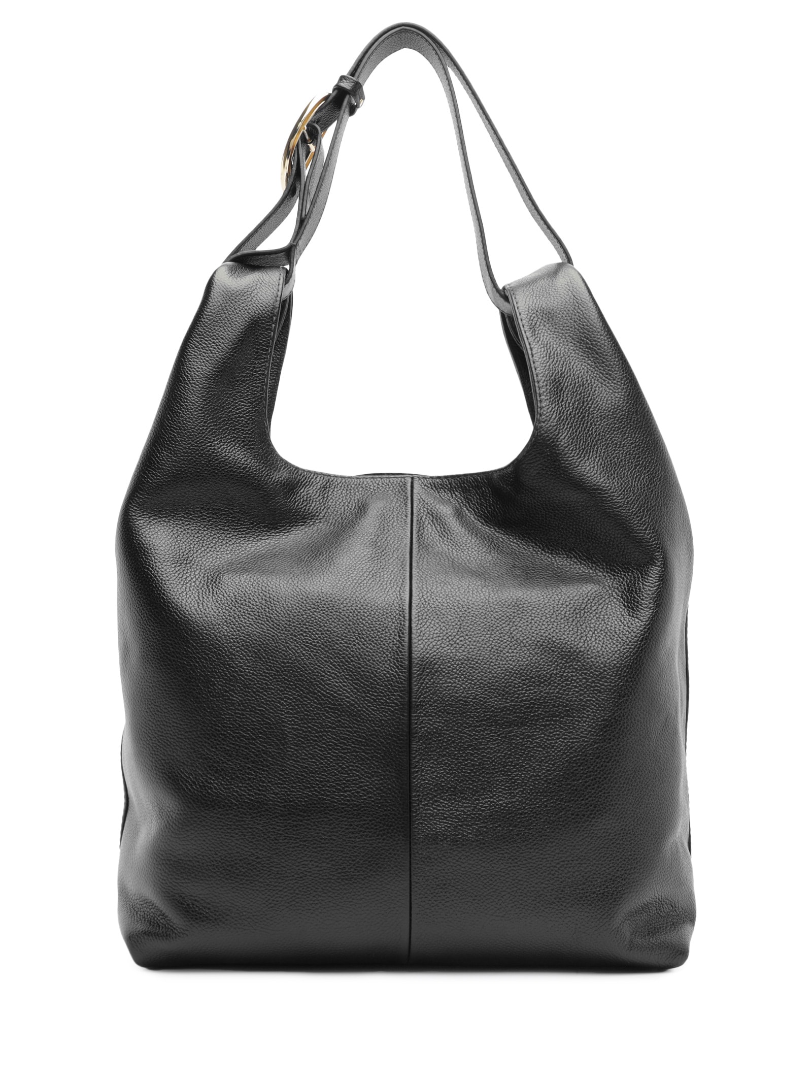 Bolsa Feminina Hobo Couro Média Preto Arezzo