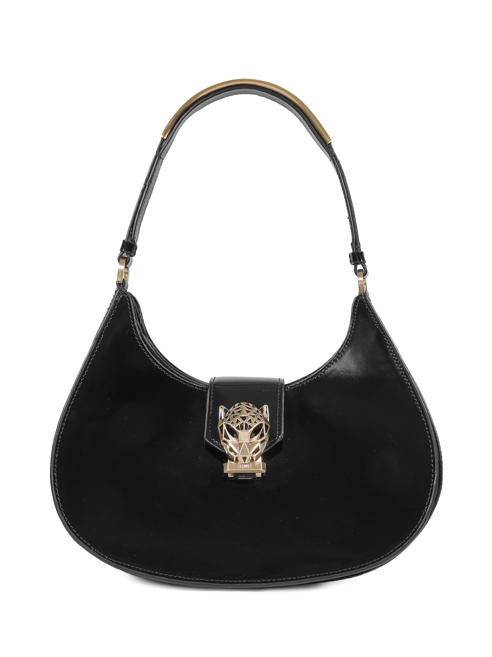 Bolsa Feminina Hobo Couro Preto Schutz