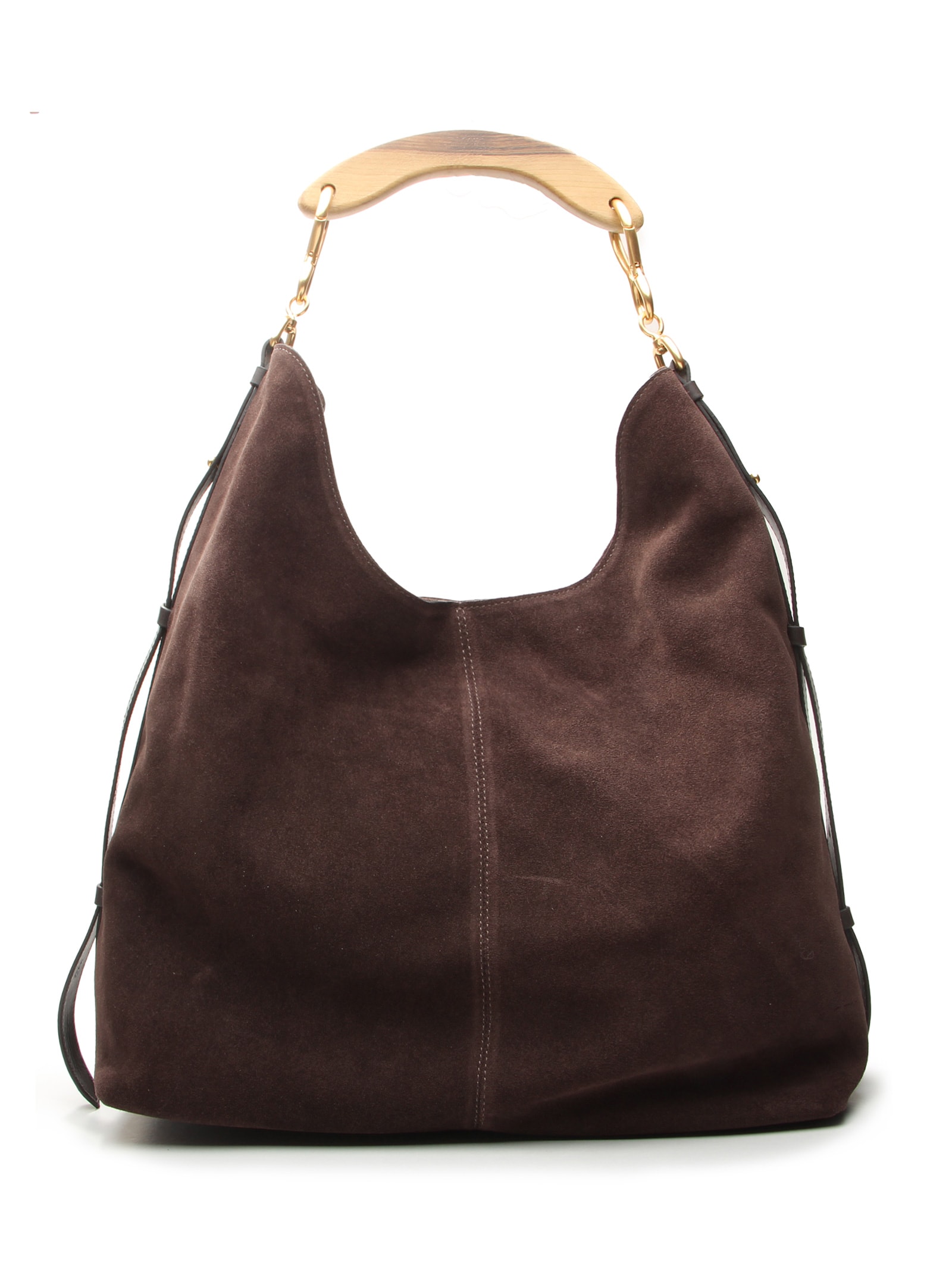 Bolsa Feminina Hobo Evelin Grande Marrom Vicenza