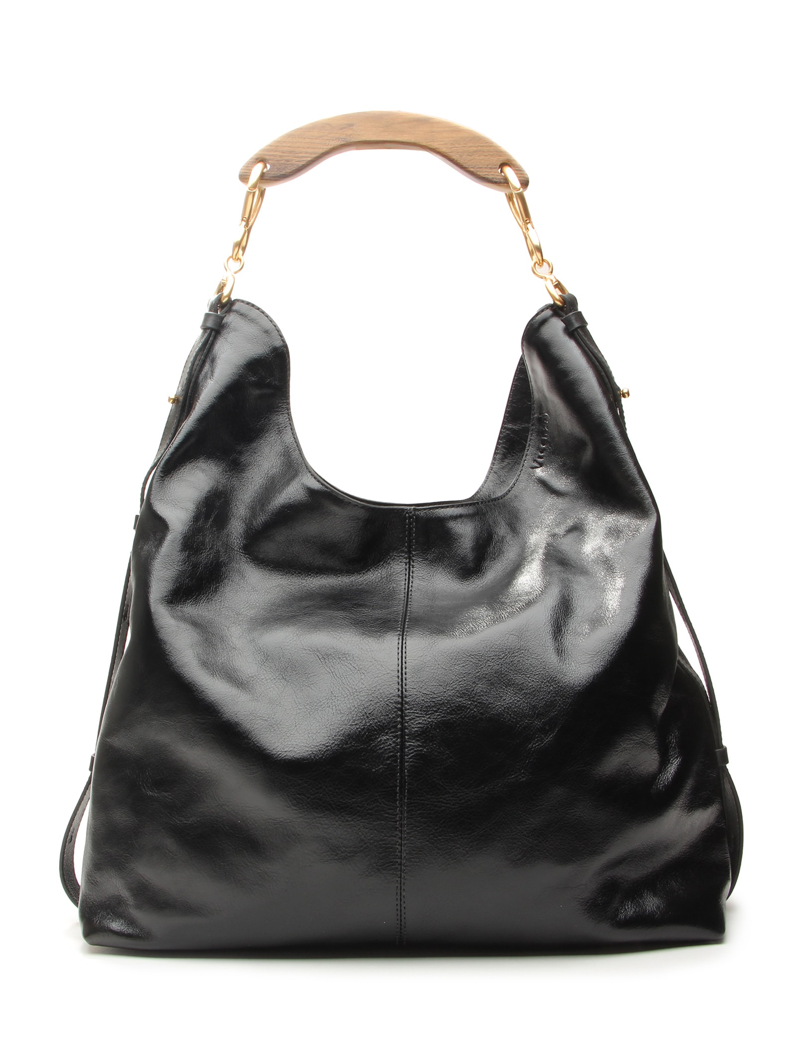 Bolsa Feminina Hobo Evelin Grande Preto Vicenza