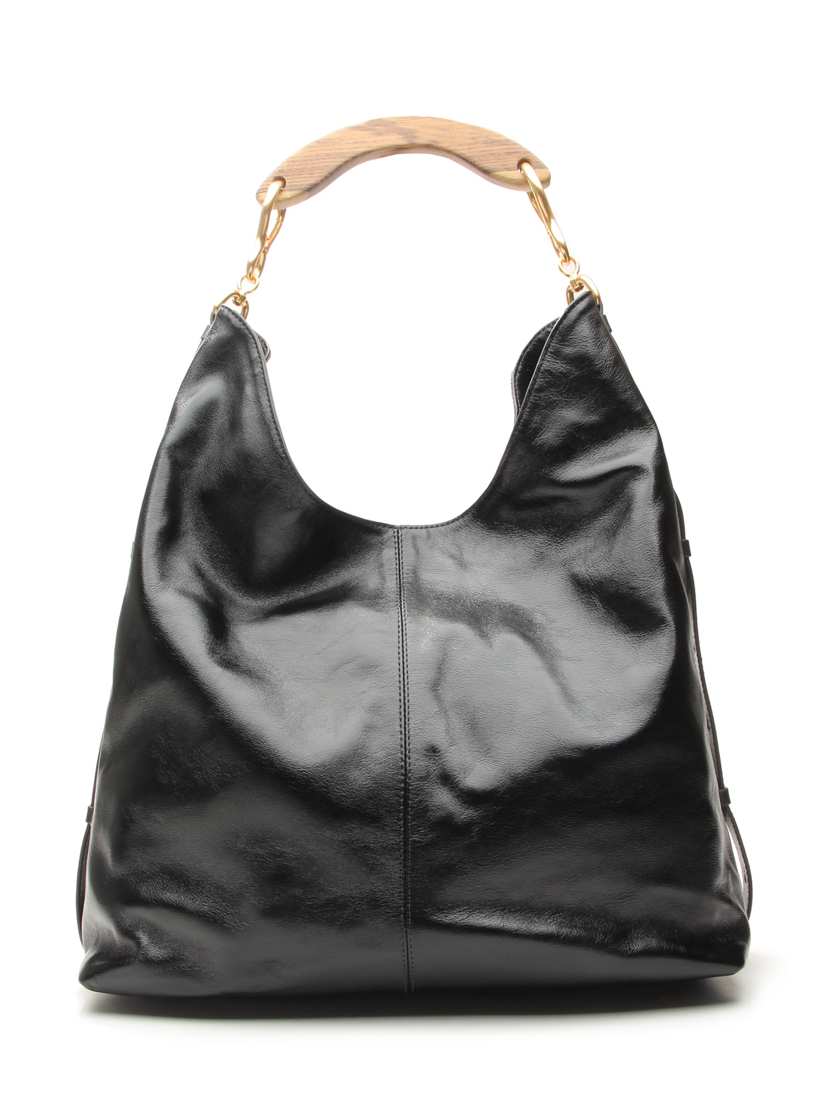 Bolsa Feminina Hobo Evelin Grande Preto Vicenza