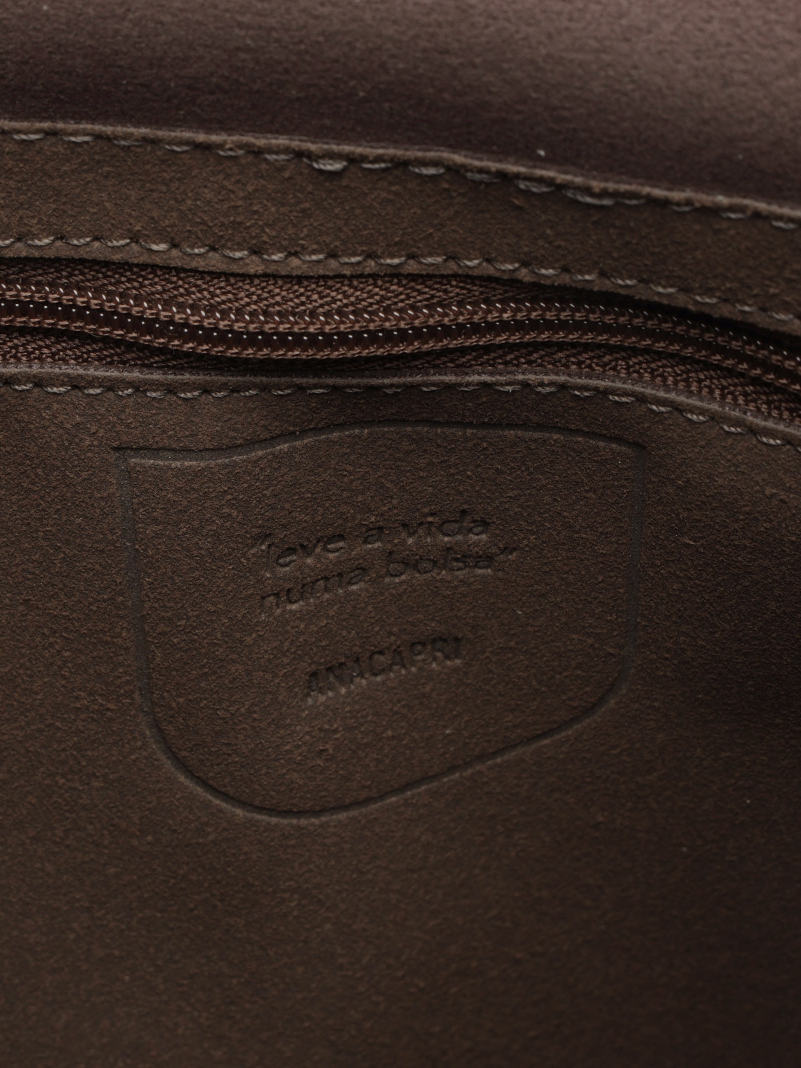 Bolsa Feminina Hobo Grande Fechamento Metal Marrom Anacapri