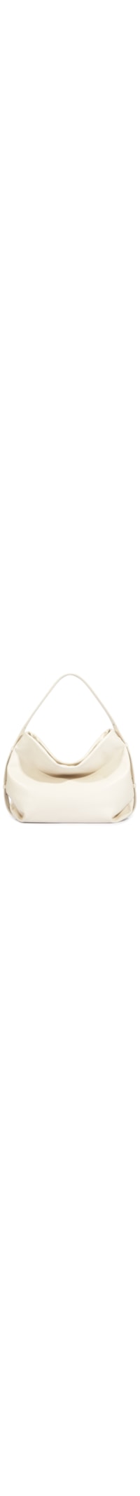 Bolsa Feminina Hobo Grande Isis Couro - Branco