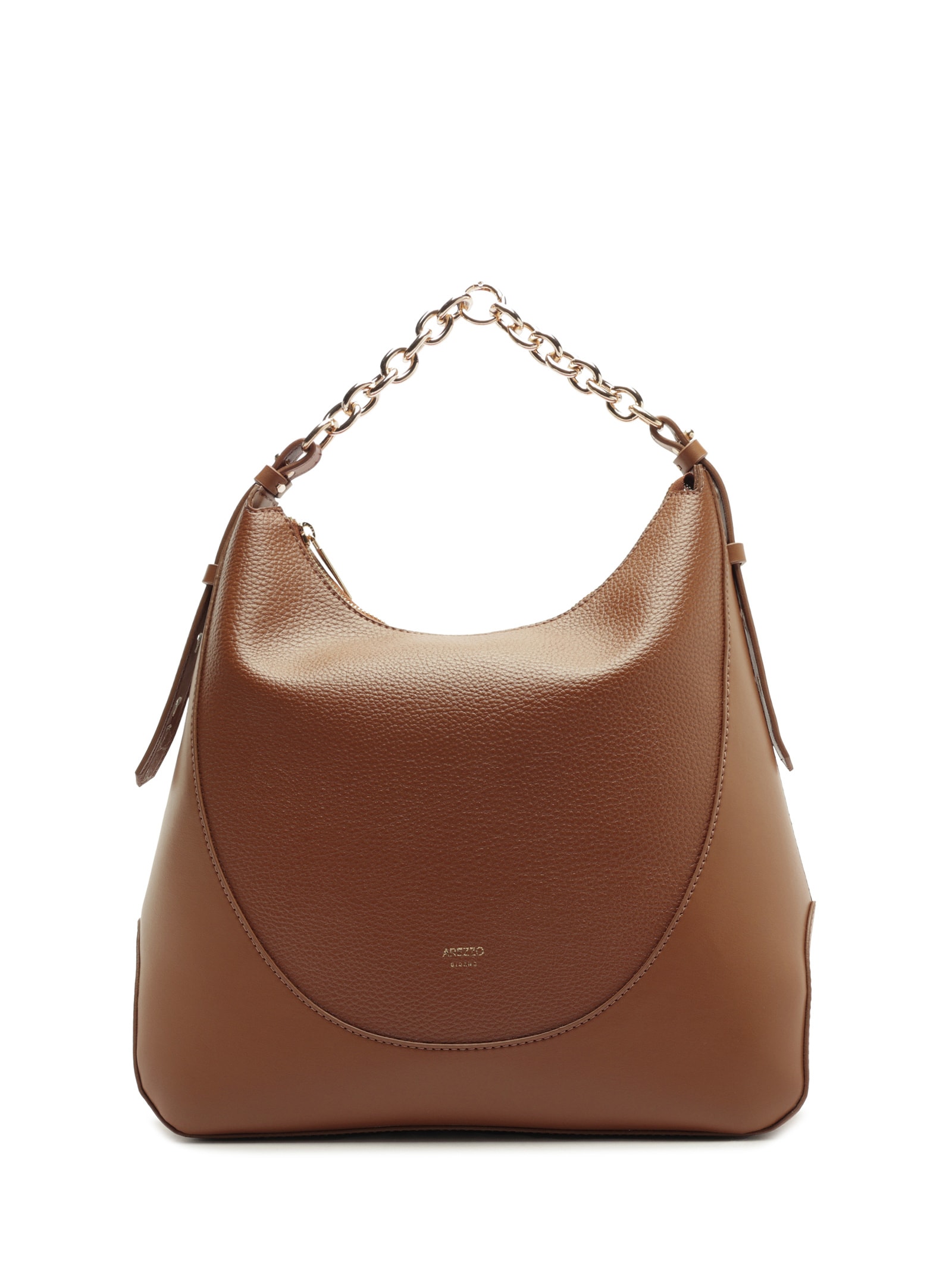 Bolsa Feminina Hobo Grande Lenço Marrom Arezzo