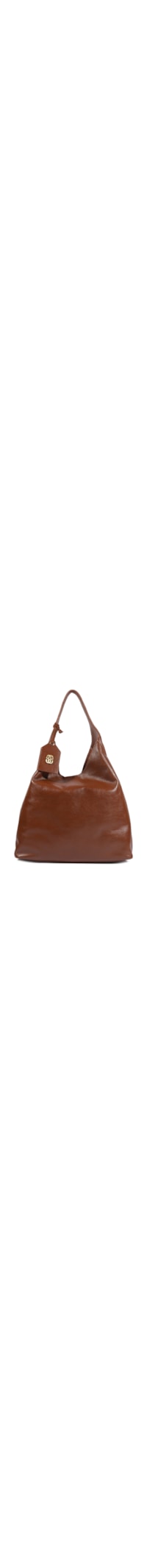 Bolsa Feminina Hobo Iga Couro Grande - Marrom