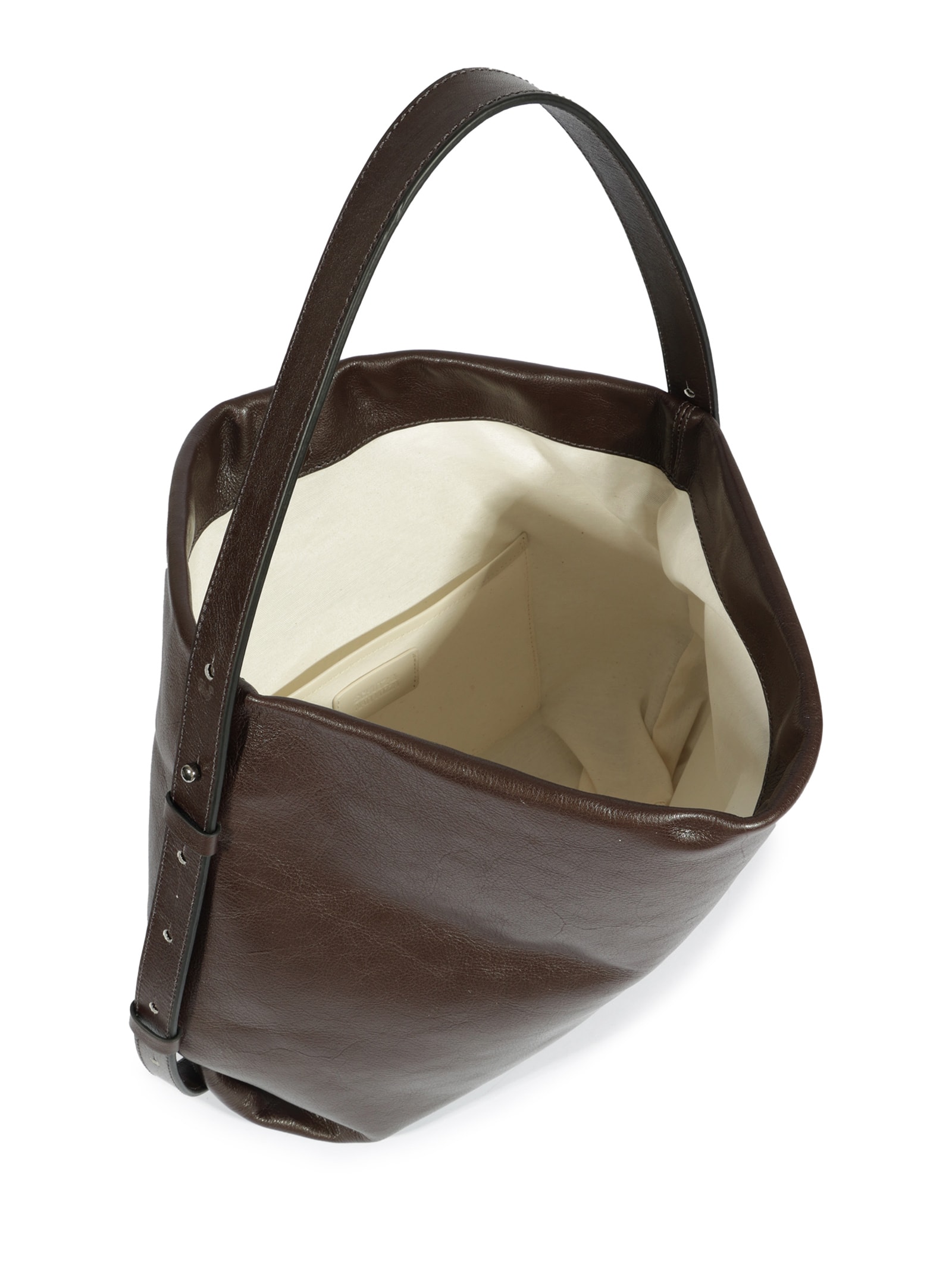 Bolsa Feminina Hobo Isis Couro Preto Schutz + Nati Vozza