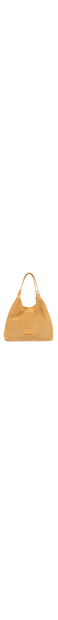 Bolsa Feminina Hobo Laser Cut Amber - Marrom