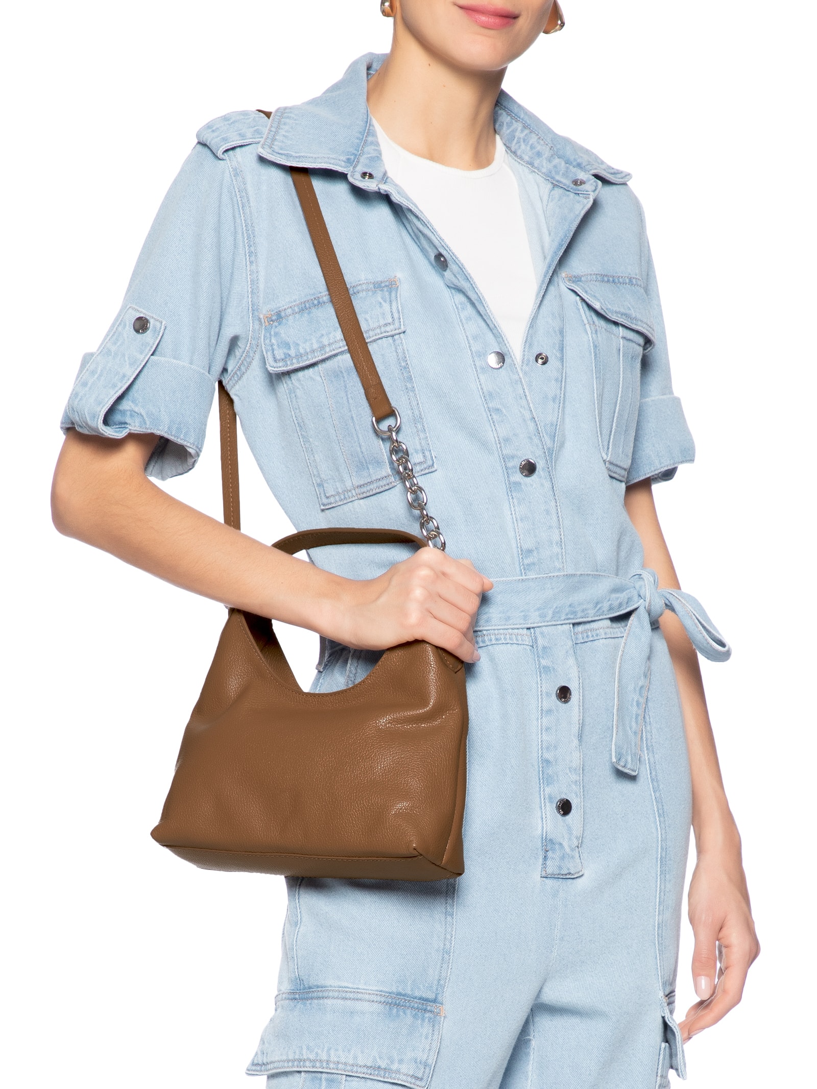 Bolsa Feminina Hobo Marrom Arezzo