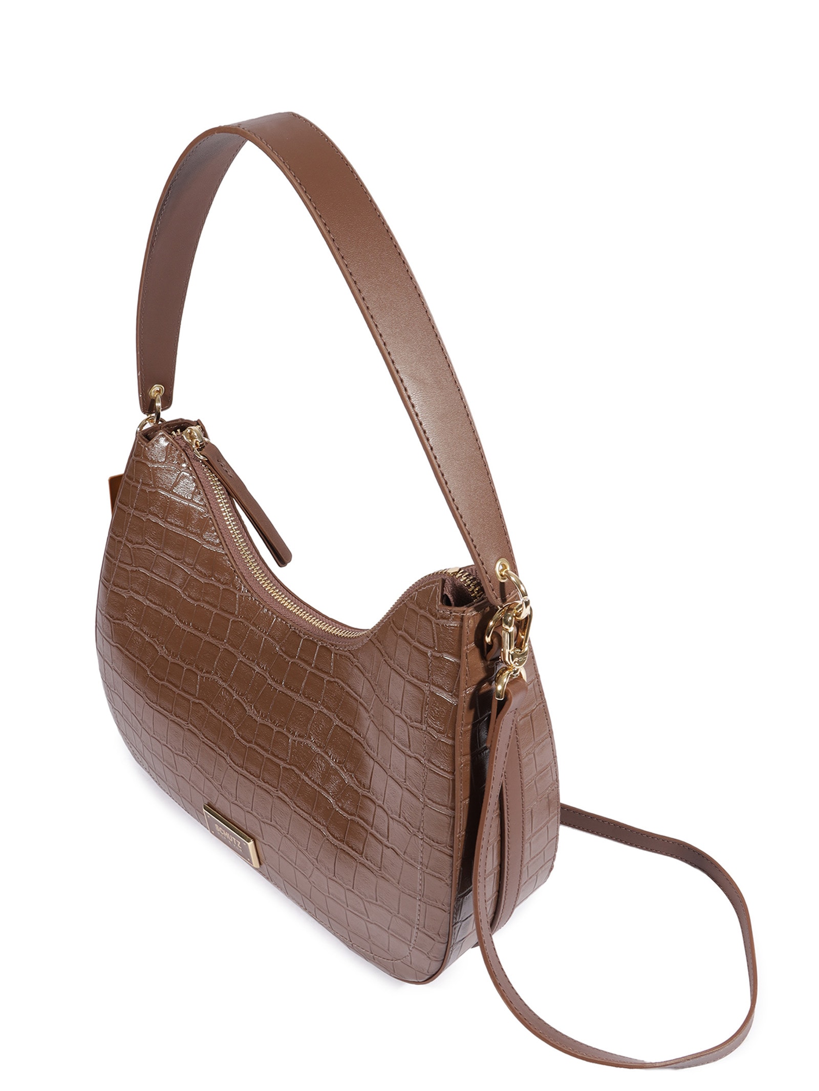 Bolsa Feminina Hobo Marrom Schutz