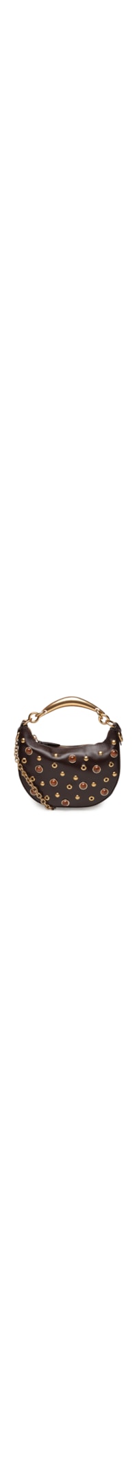 Bolsa Feminina Hobo Maya Pequena Couro - Marrom