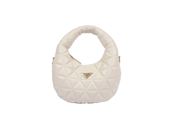 Bolsa Feminina Hobo Média 944 Couro - Branco