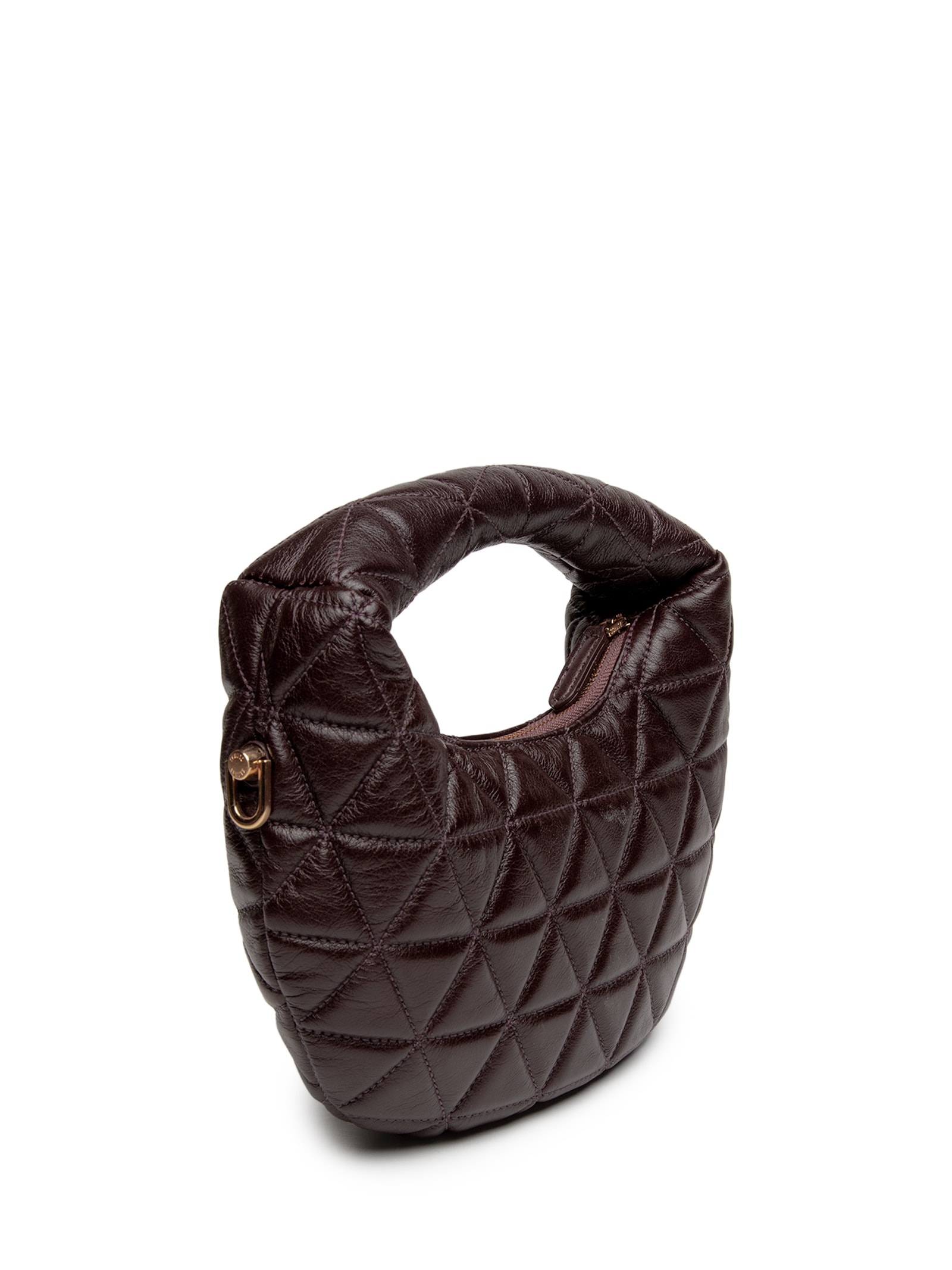 Bolsa Feminina Hobo Média 944 Couro Marrom Schutz