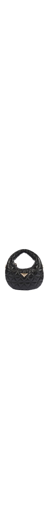 Bolsa Feminina Hobo Média 944 Couro - Preto
