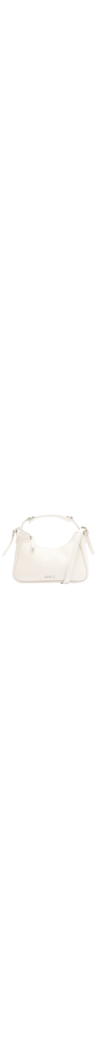 Bolsa Feminina Hobo Média Couro - Off White