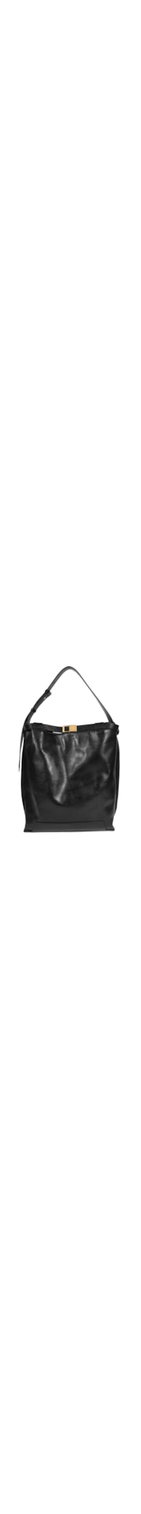 Bolsa Feminina Hobo Memphis Couro - Preto