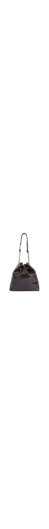 Bolsa Feminina Hobo Mika Média Couro - Marrom