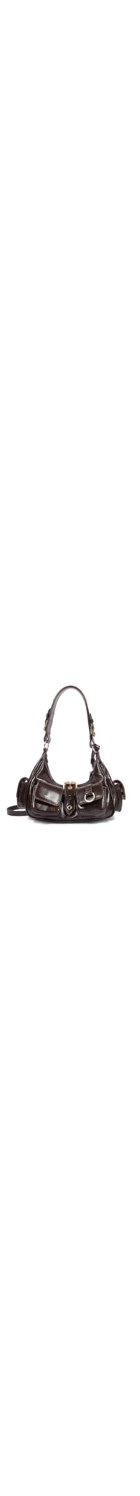 Bolsa Feminina Hobo Mini Lilo Média - Marrom