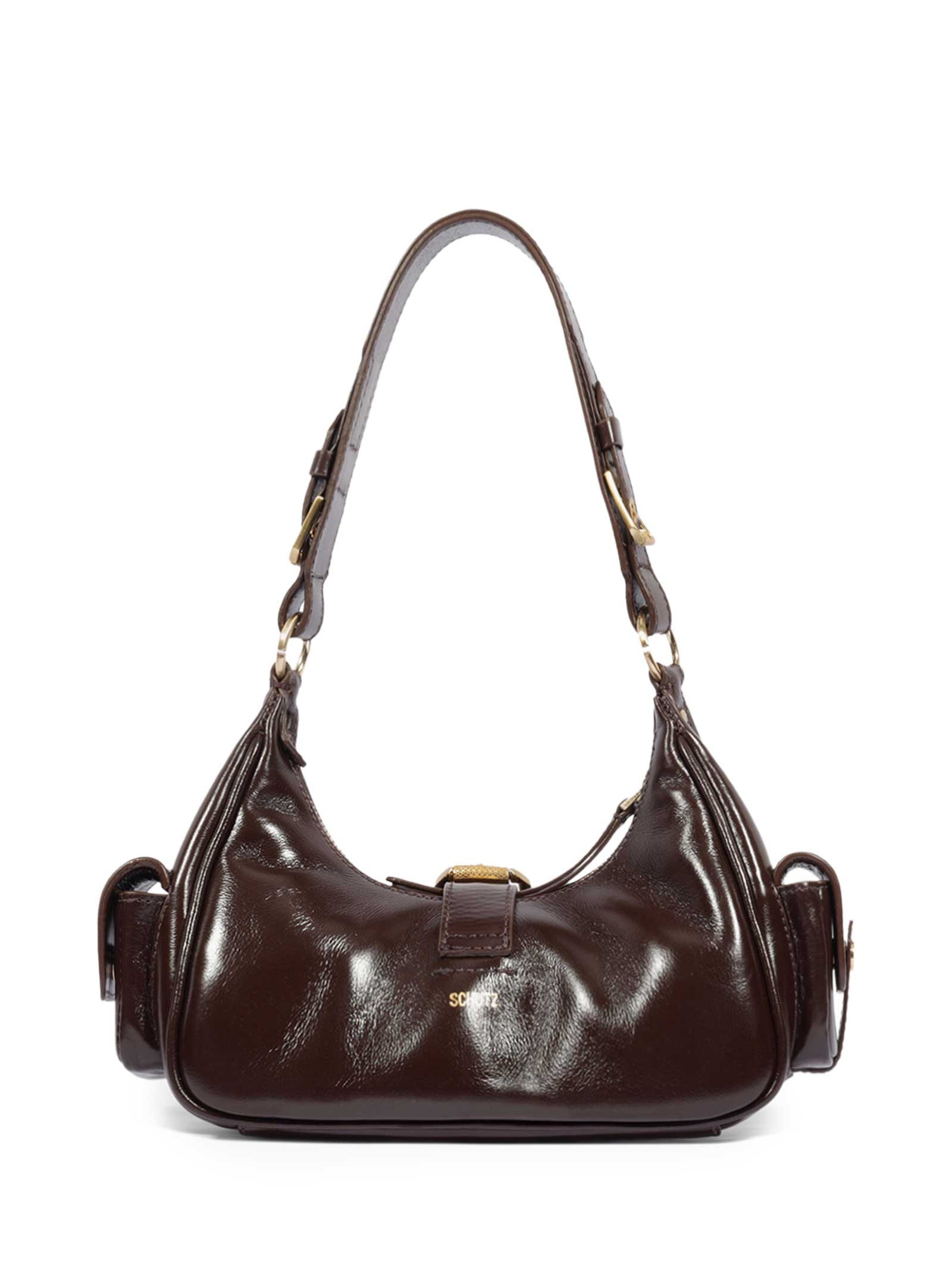 Bolsa Feminina Hobo Mini Lilo Média Marrom Schutz