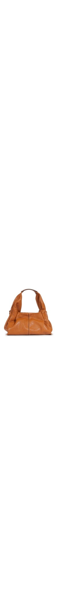 Bolsa Feminina Hobo Pequena Couro - Marrom
