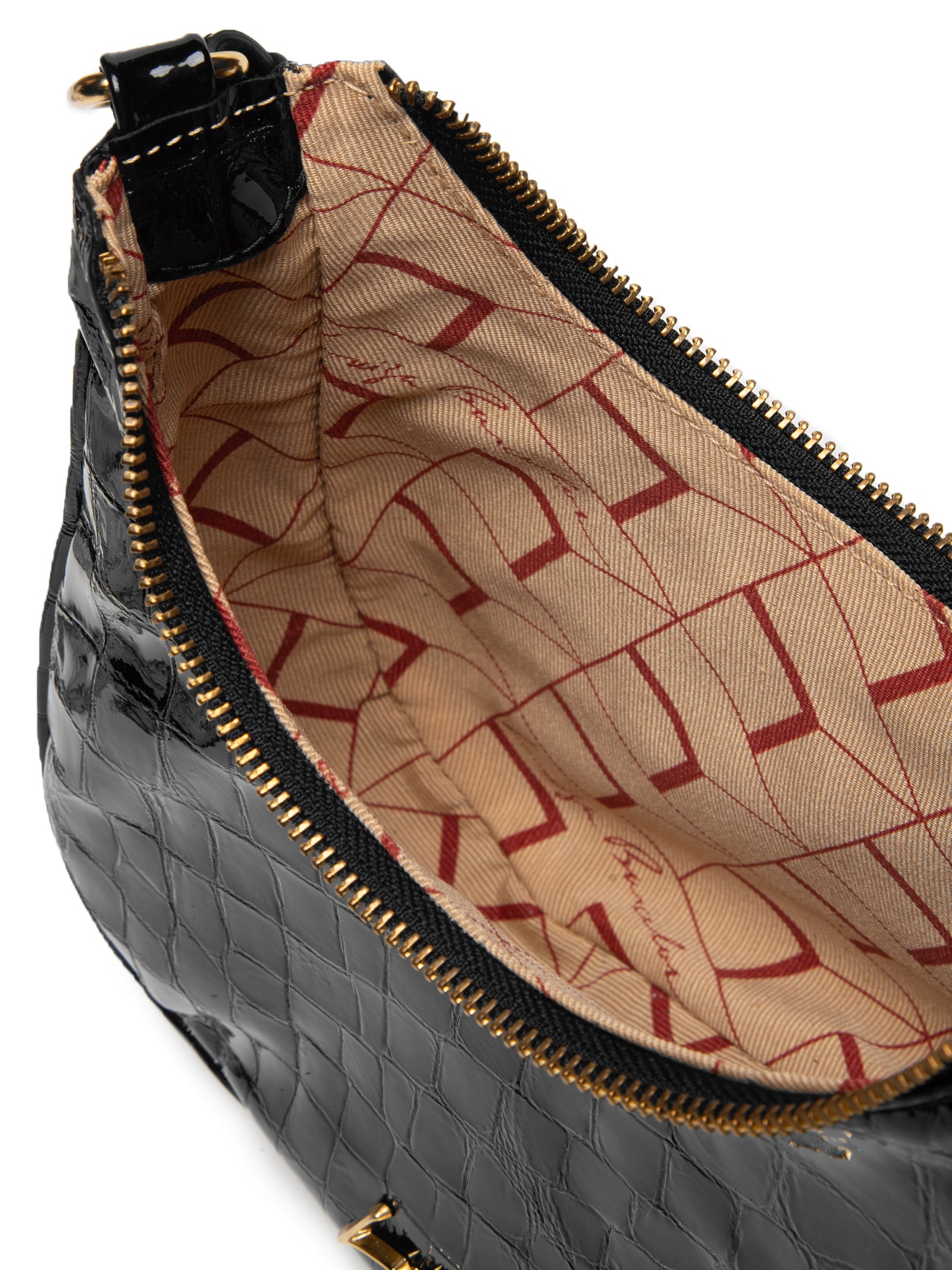 Bolsa Feminina Hobo Preto Luiza Barcelos