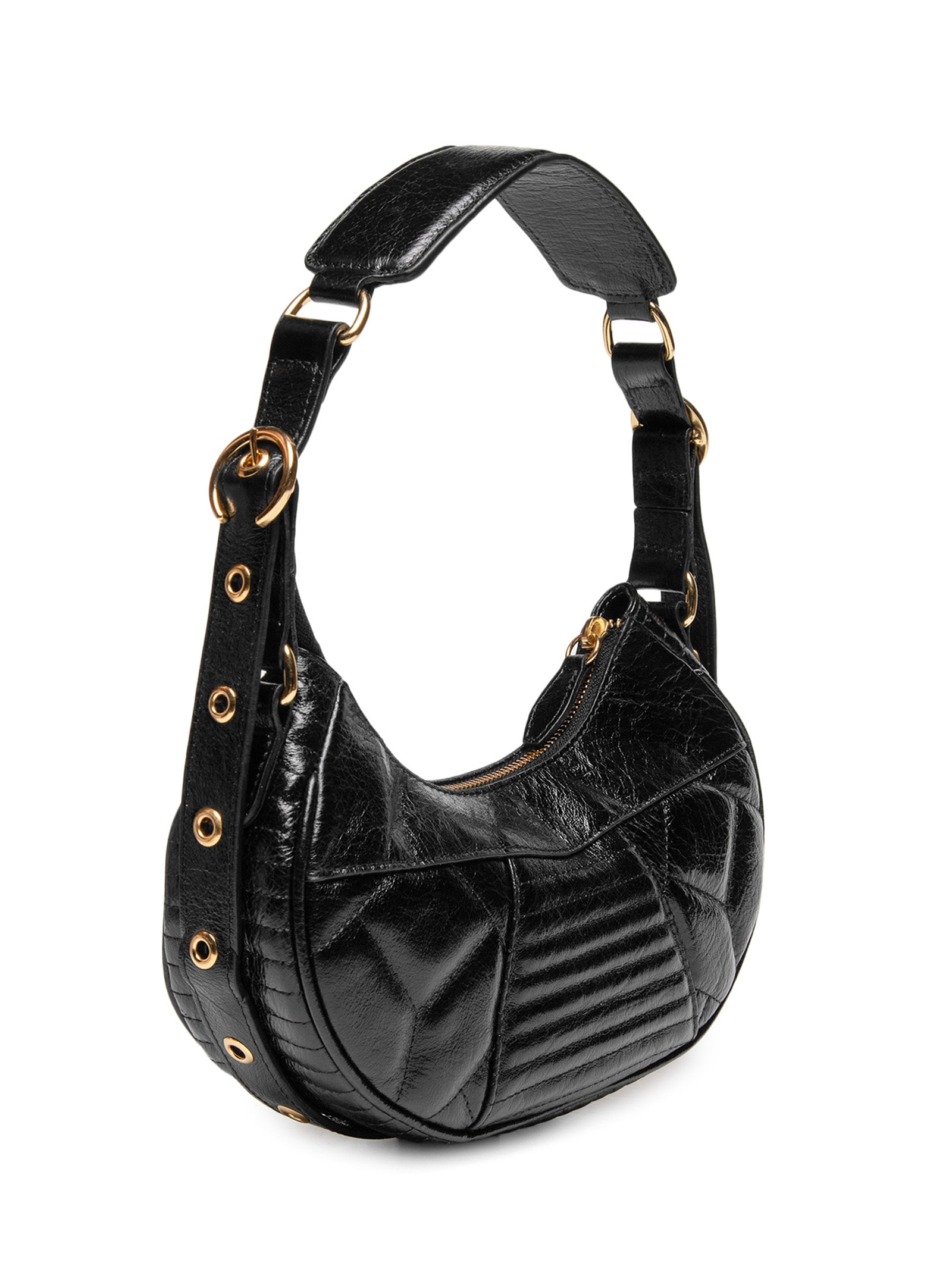 Bolsa Feminina Hobo Preto Luiza Barcelos