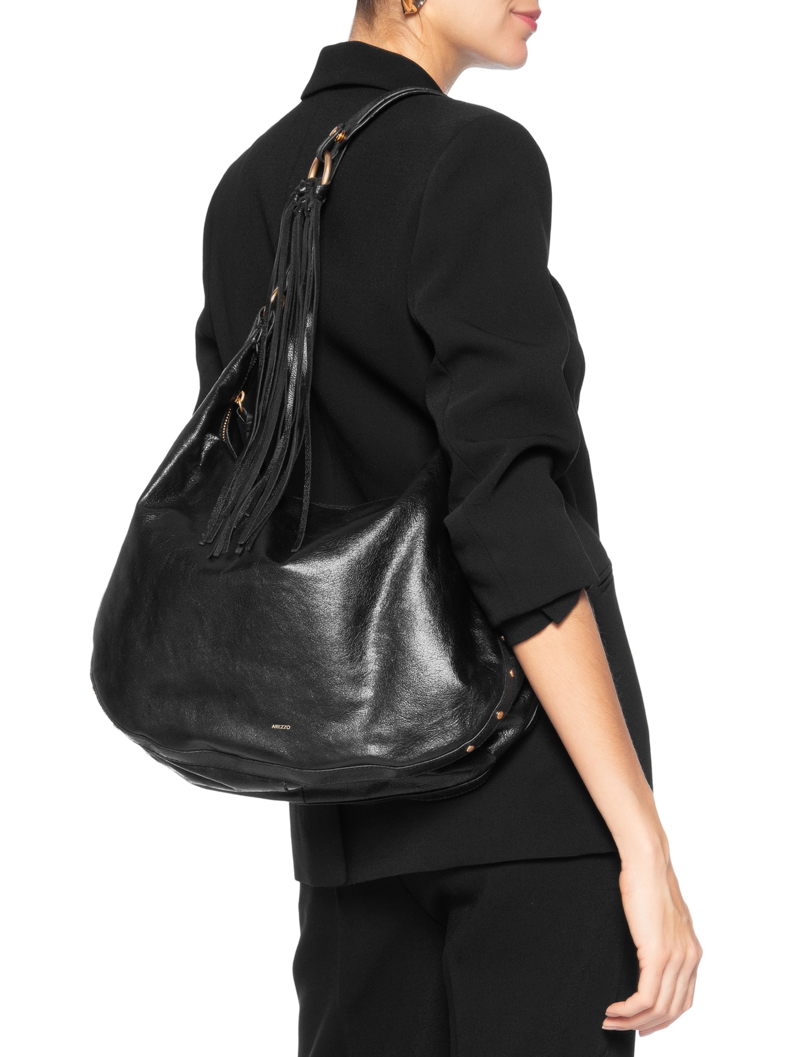 Bolsa Feminina Hobo Preto Arezzo