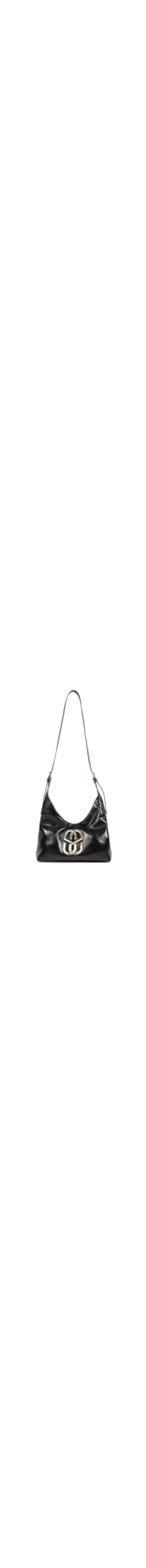 Bolsa Feminina Hobo Vegas Média Couro - Preto