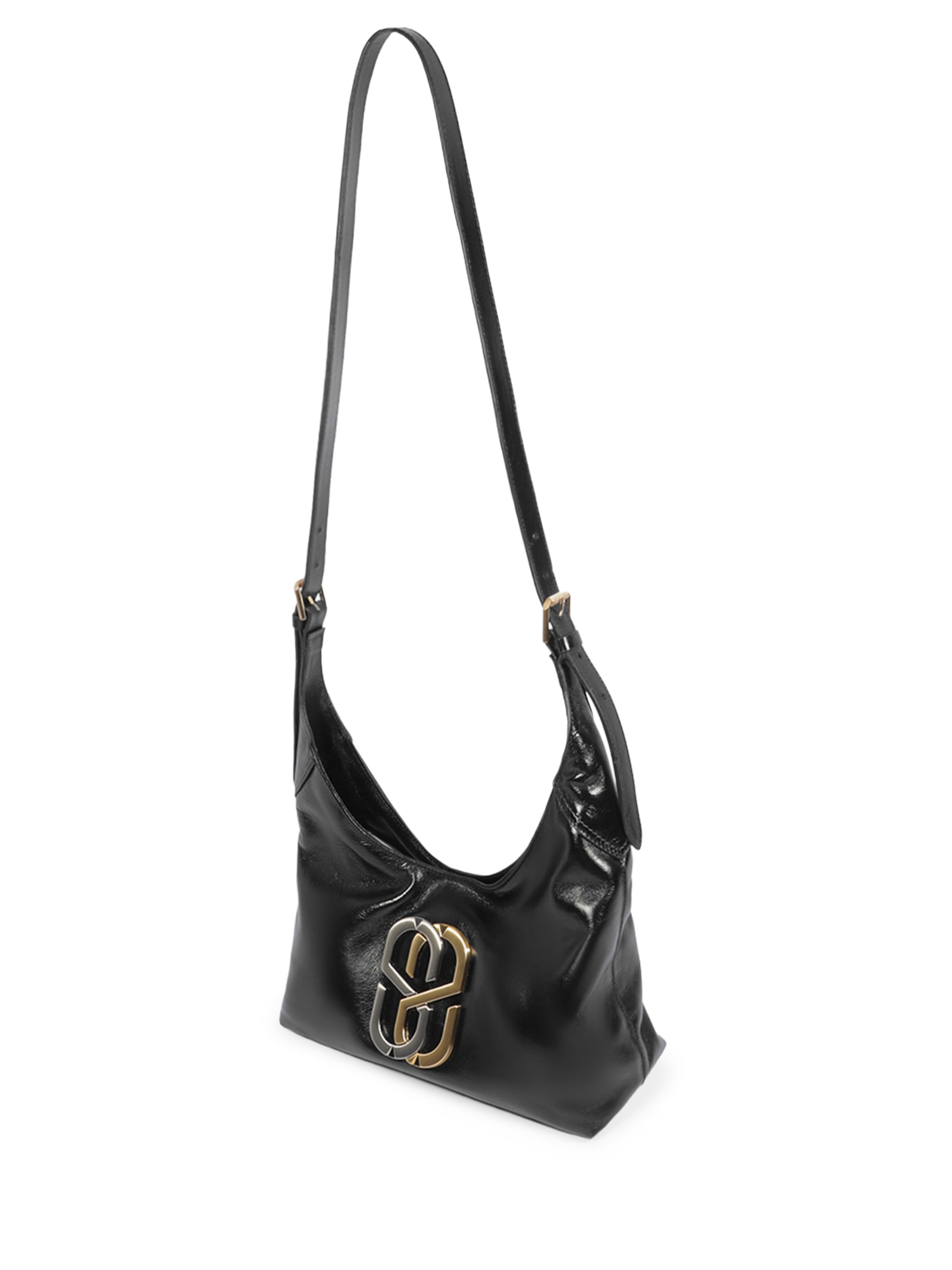 Bolsa Feminina Hobo Vegas Média Couro Preto Schutz