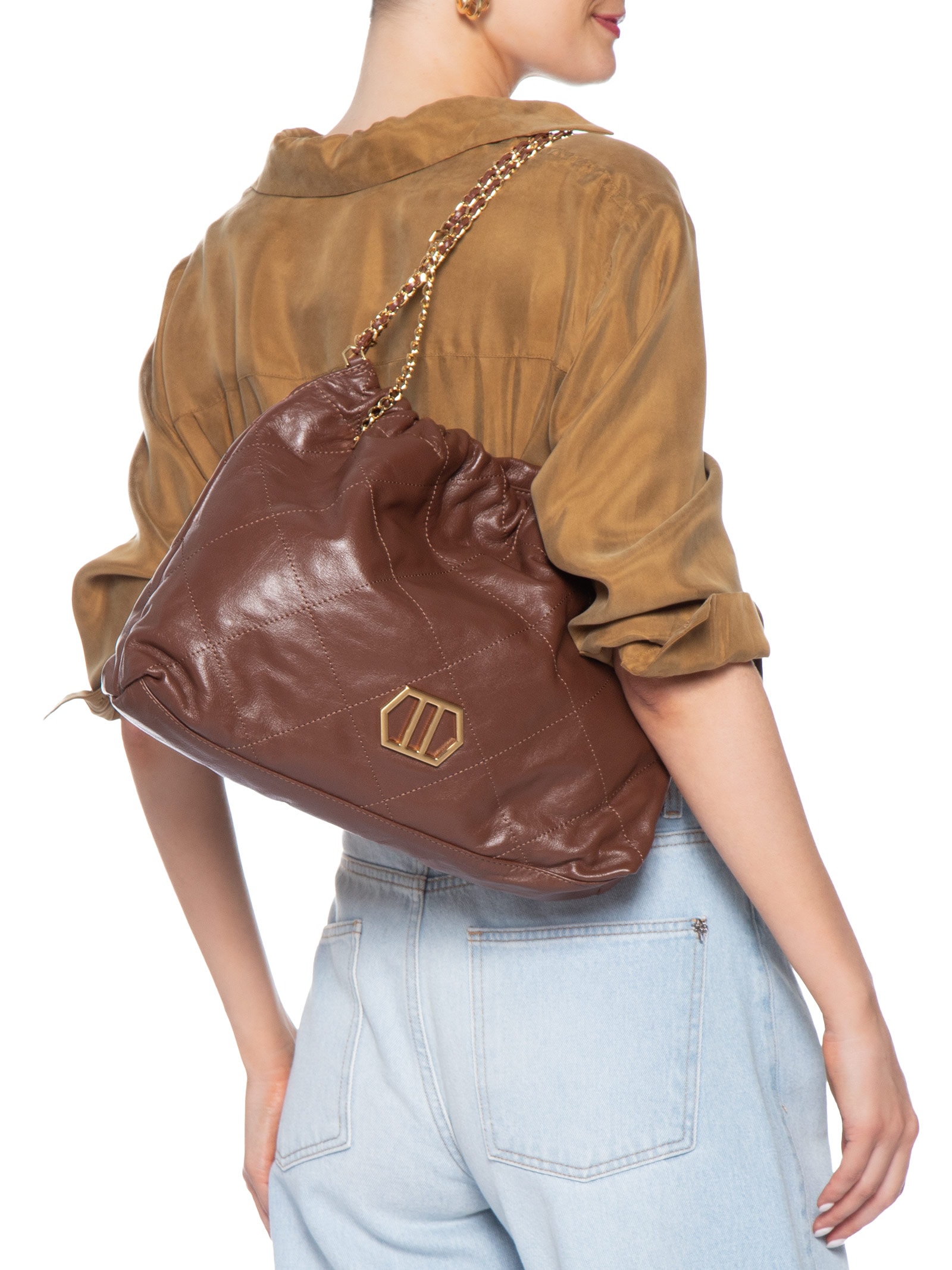 Bolsa Feminina Hobo – Marrom Arezzo