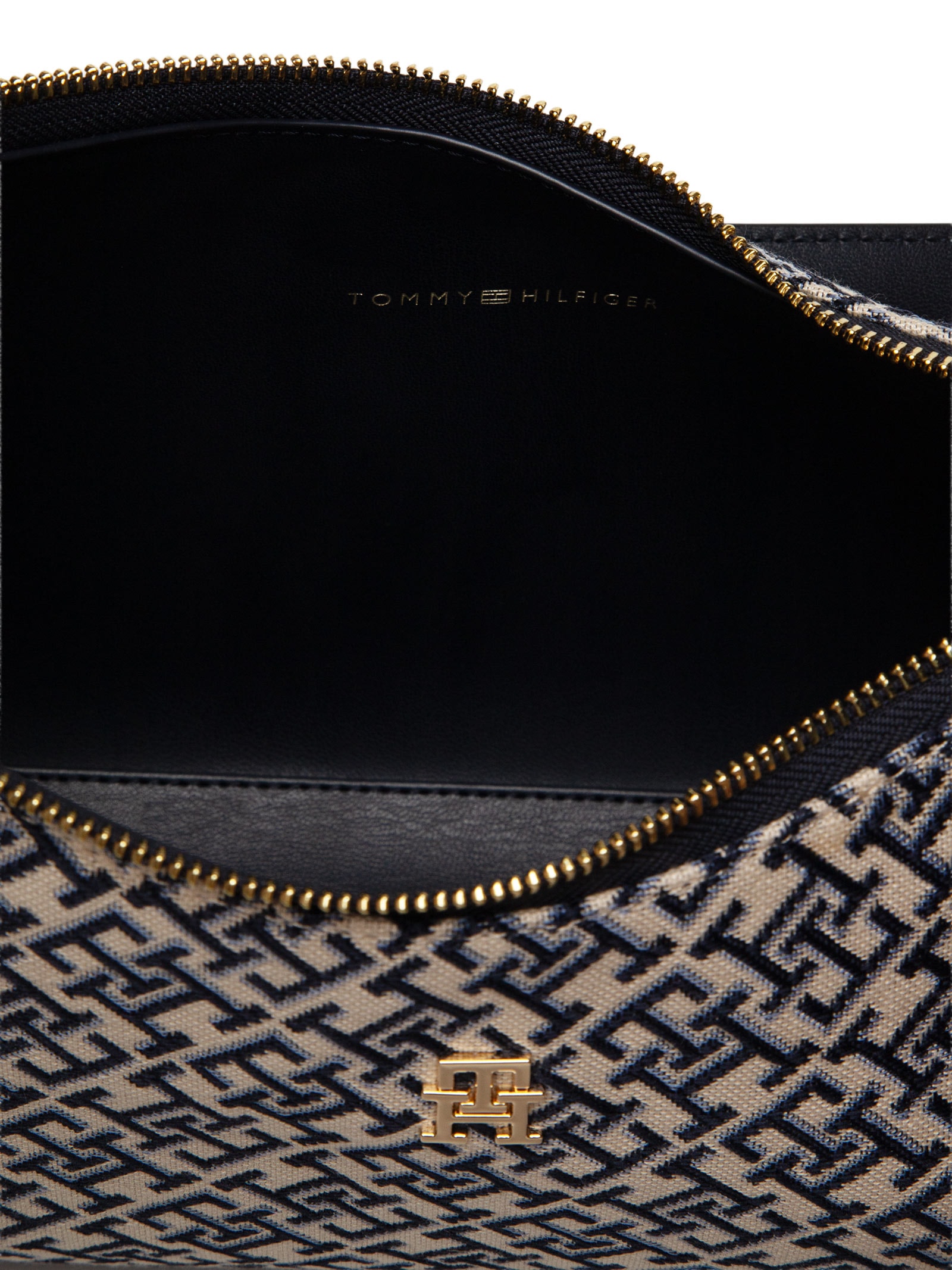Bolsa Feminina Icon Shoulder Bag Jacquard Azul Tommy Hilfiger