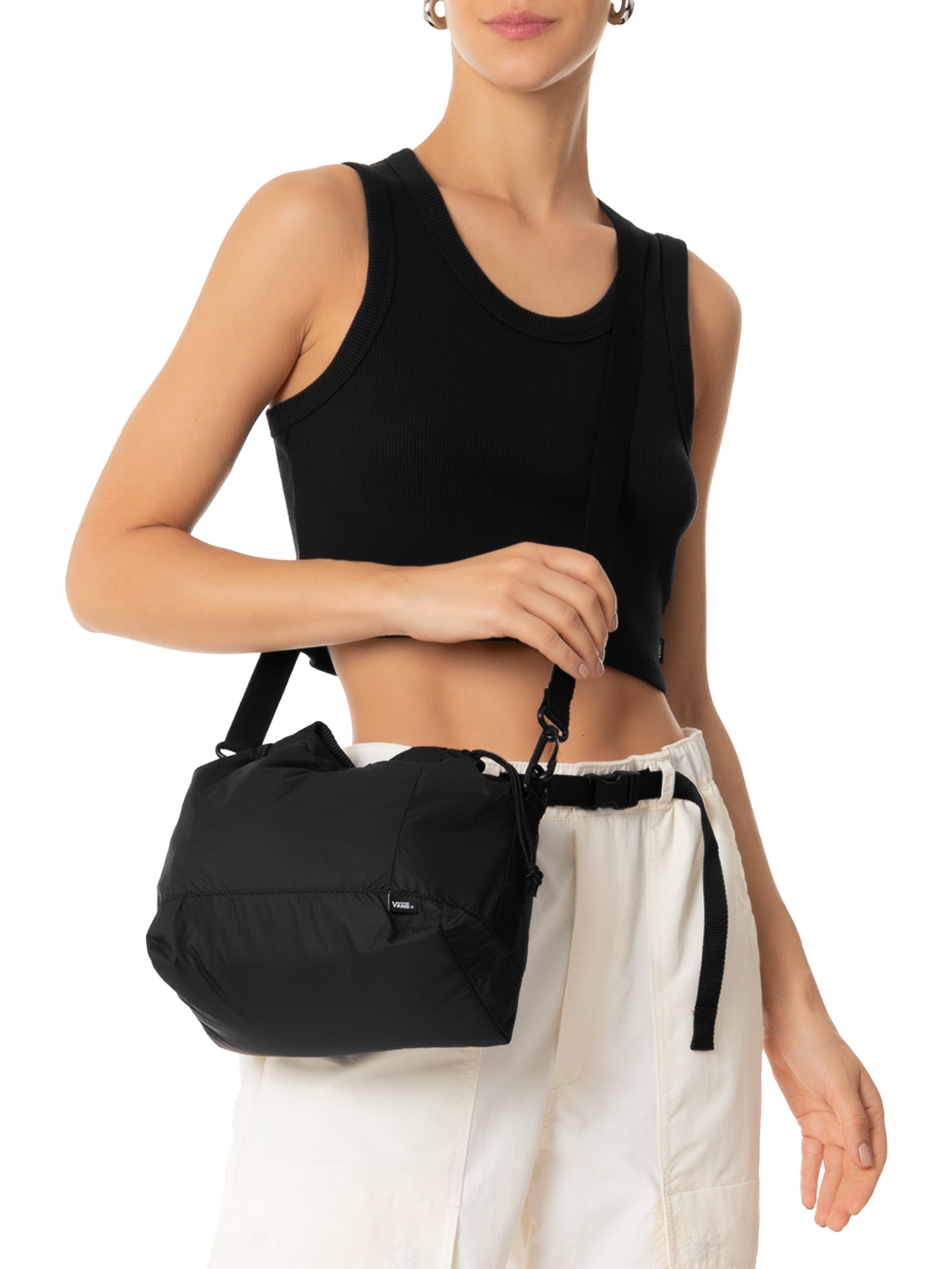 Bolsa Feminina Its A Mini Chinch Bag Preto Vans