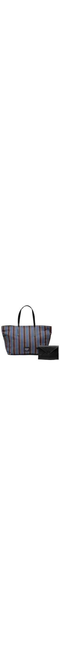 Bolsa Feminina Ivy Lona Listras - Azul