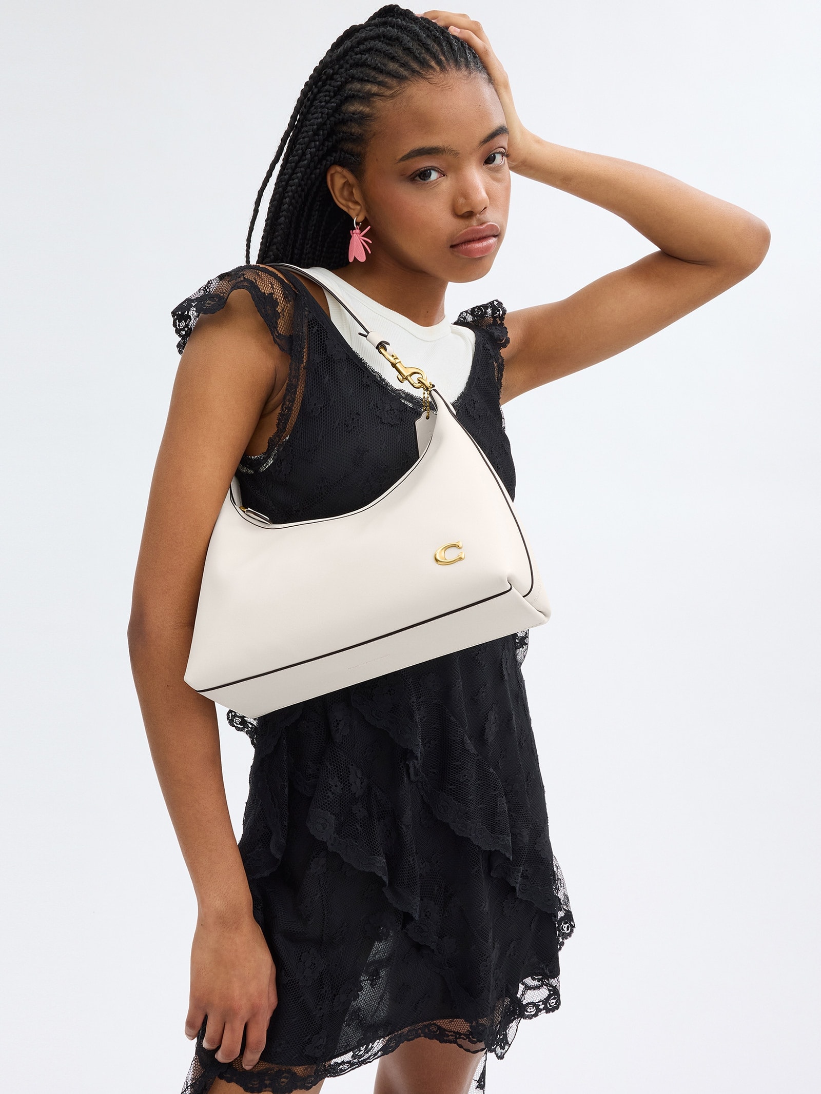 Bolsa Feminina Juliet Shoulder 30 Branco Coach