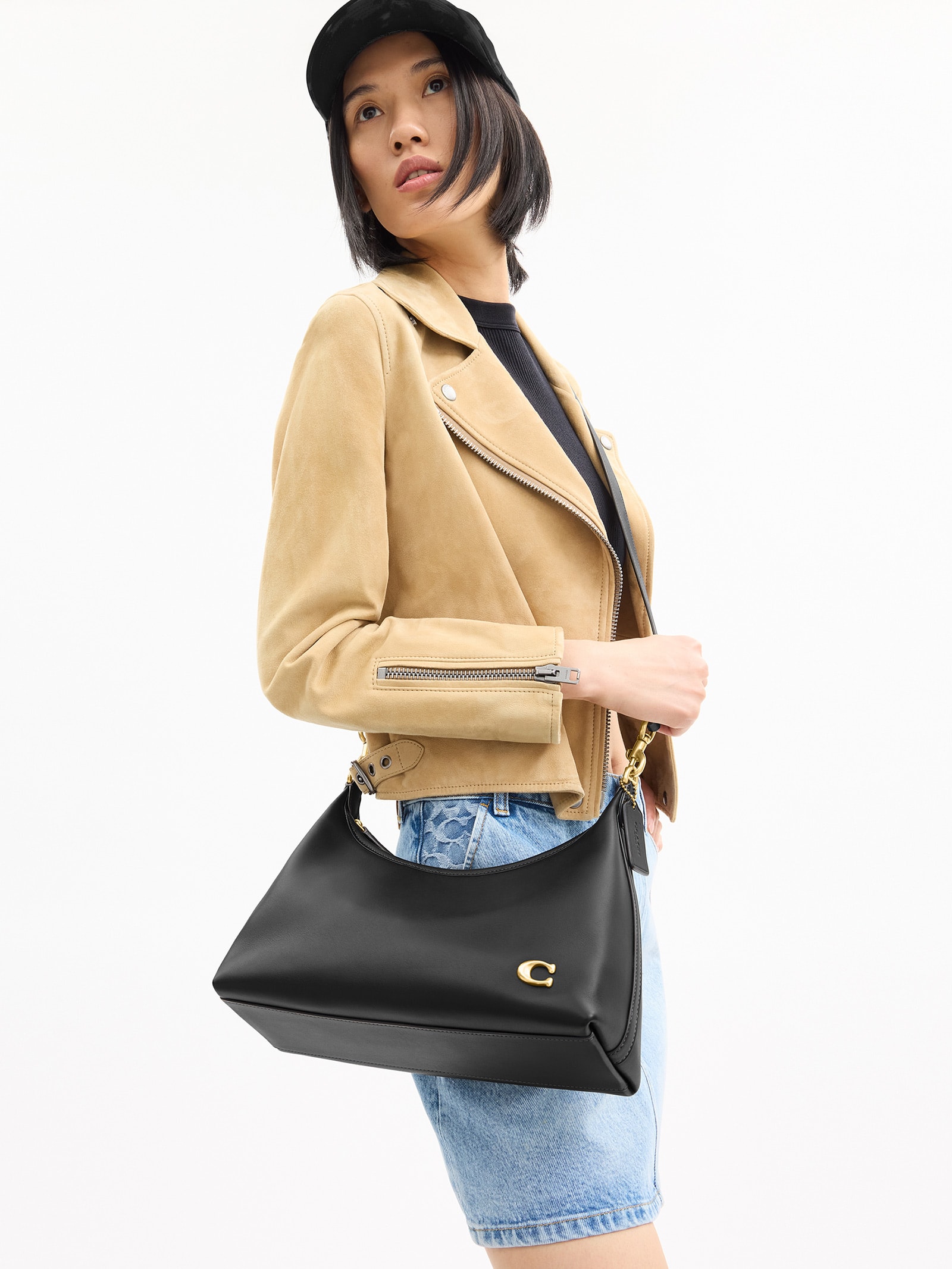 Bolsa Feminina Juliet Shoulder 30 Preto Coach