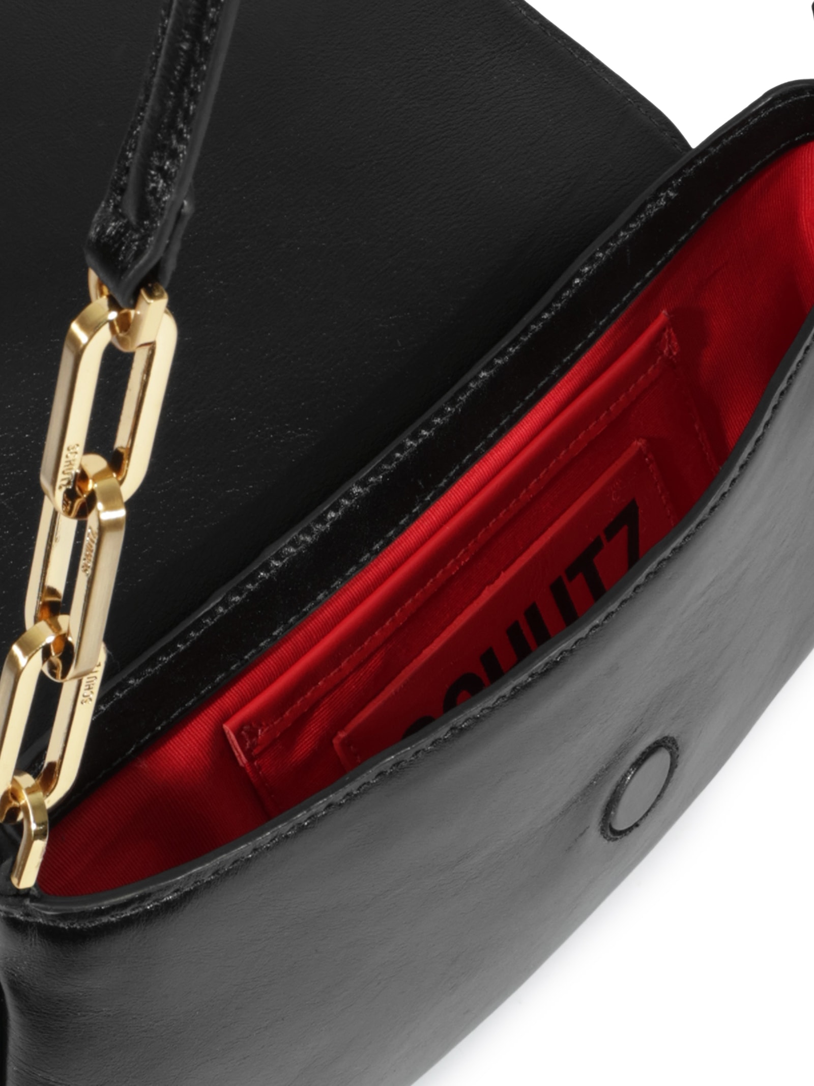 Bolsa Feminina Kloss Couro Preto Schutz
