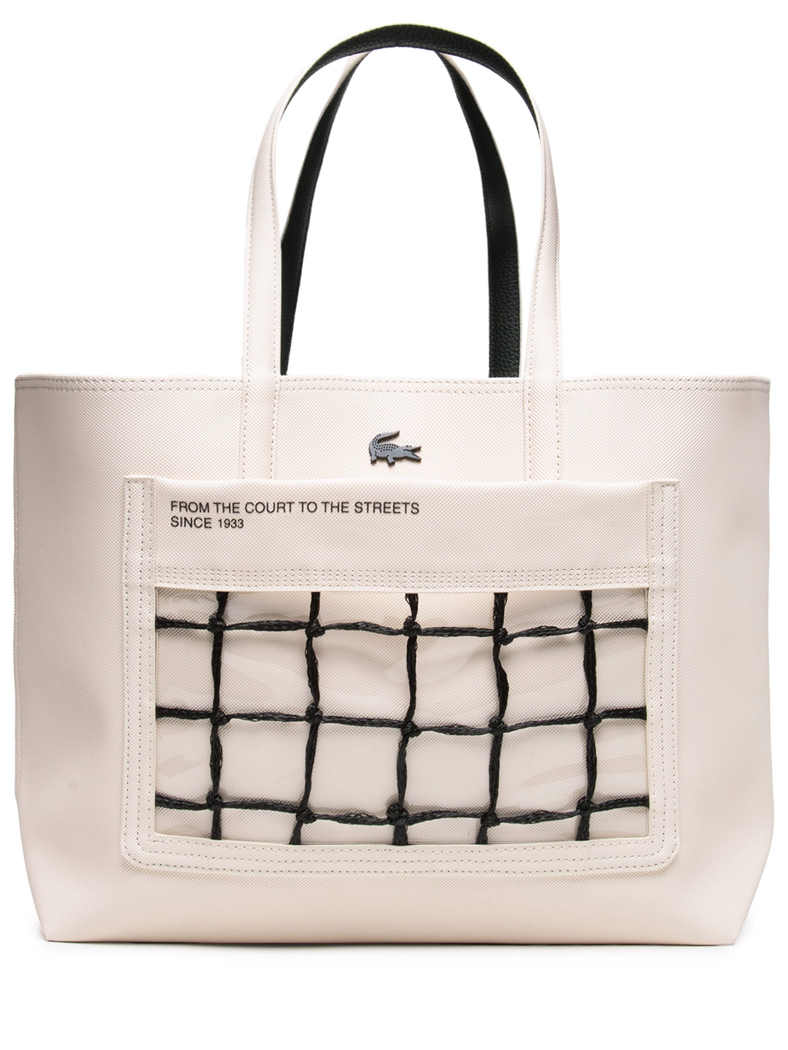Bolsa Feminina L Shopping Bag Branco Lacoste