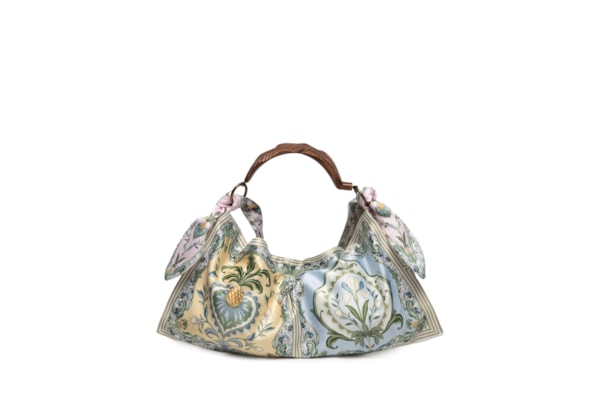 Bolsa Feminina Lenço Mini Pelicano - Azul