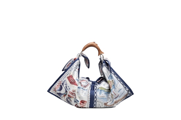 Bolsa Feminina Lenço Rio A Dentro - Branco